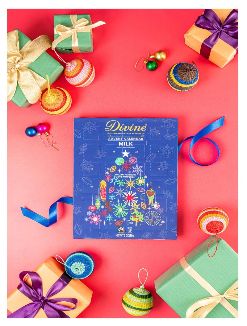 Divine Advent Calendars - Pack of 2 - Milk Chocolate - Delicious Traditions for Friends and Family - Great for Sharing - Great Taste and Fun to Use - Image 3